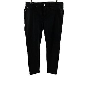 Hudson NWOT Black Super Skinny Harkin Crop Cuff Jeans Size 32